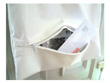 Accepts bulky items such as newspapers